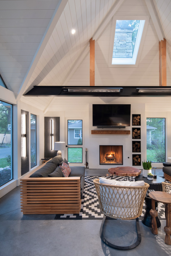 Prairie Village Screen Porch and Interior Transformation