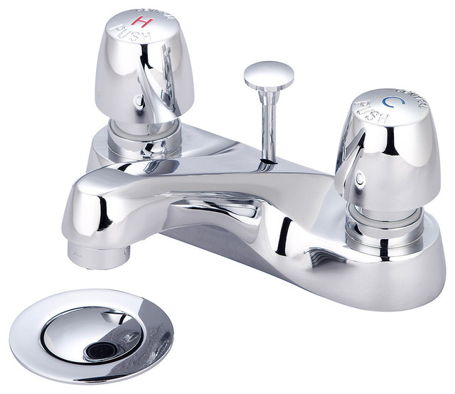 Central Brass SlowClose Two Handle Bathroom Faucet Contemporary