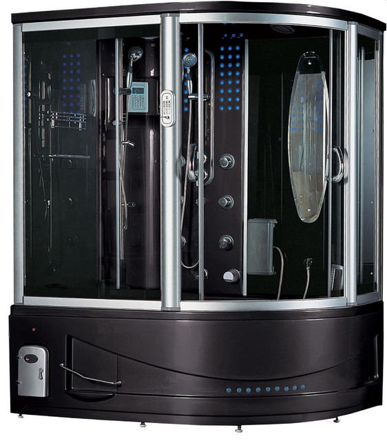 Maya Bath Siena Computerized Steam Shower Massage Bathtub ...