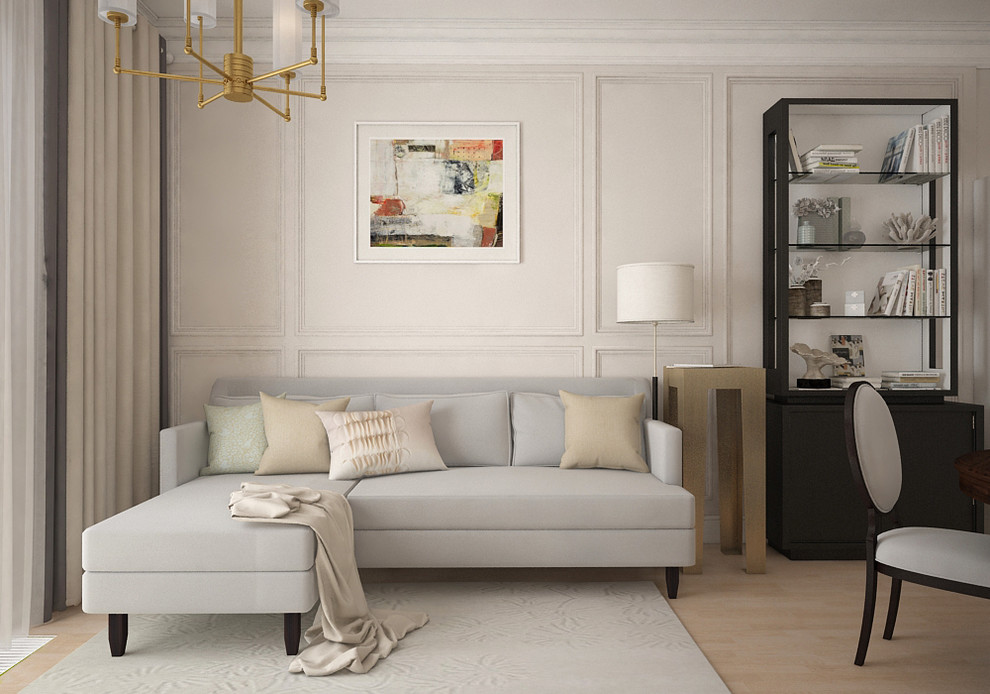 «Оттенки современной классики» / 45 м2