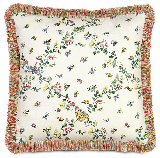 Scalamandre Juin Bouquet Decorative Pillow