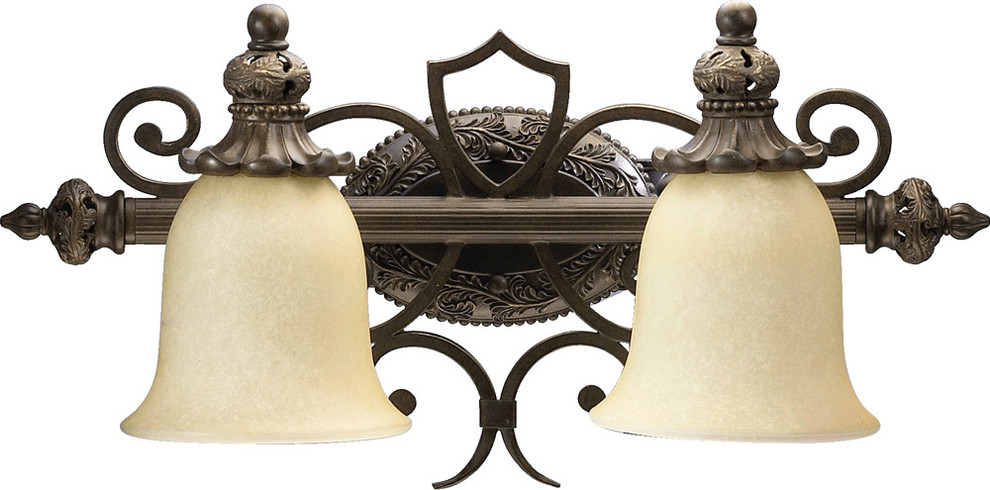 Quorum International Fulton Classic Bronze Two-Lights Vanity Light