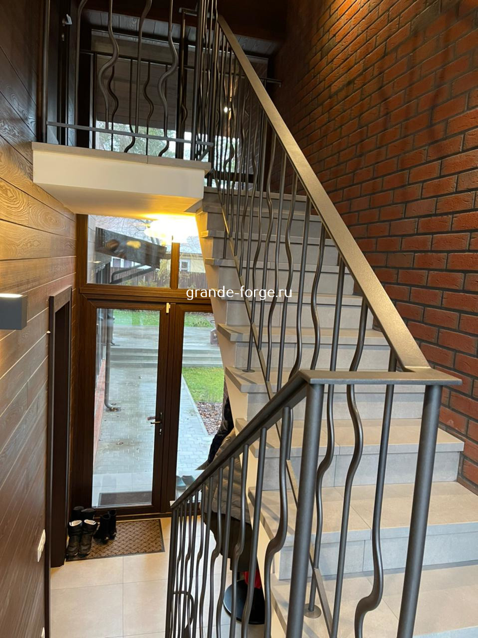 Лестница, латунное ограждение, Grande forge(Франция), коллекция "Графиня"