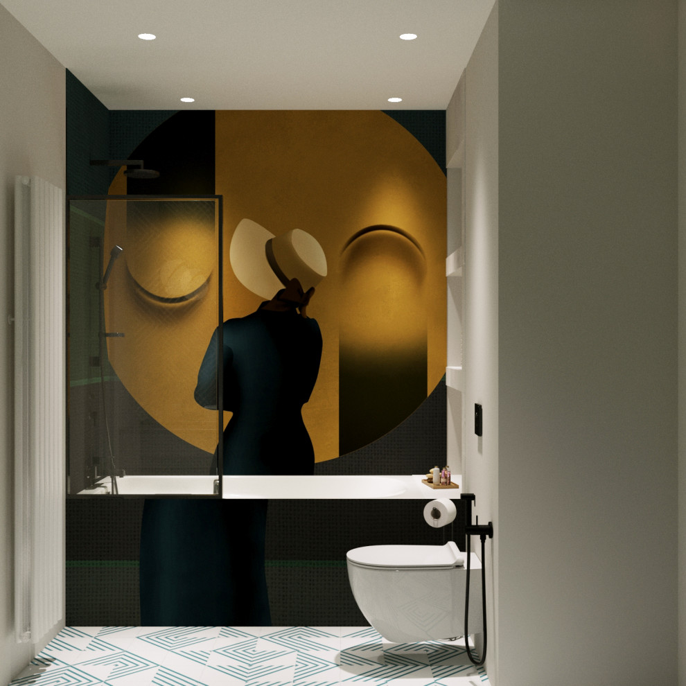 Ванная ЖК Родной город проект "Солнечное конфетти"