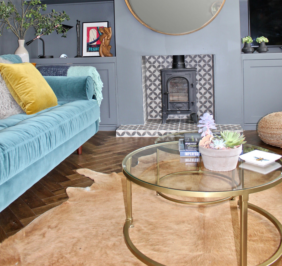 Bohemian living room in Essex.