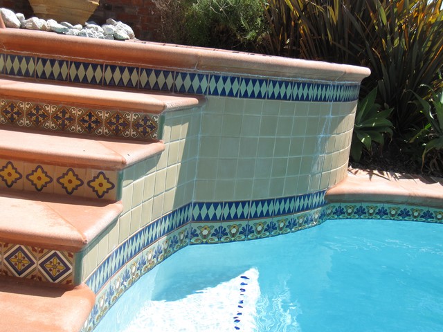 Spanish Deco Pool Mediterranean Pool Orange County By