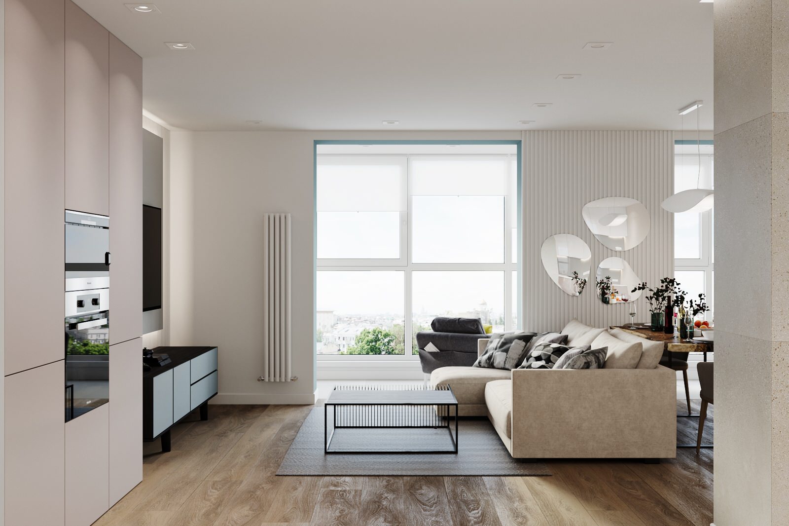 мияо - гостиные и кухни-гостиные