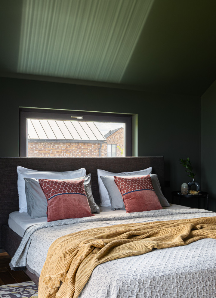 Дом в Подмосковье 137 м2 с темными стенами