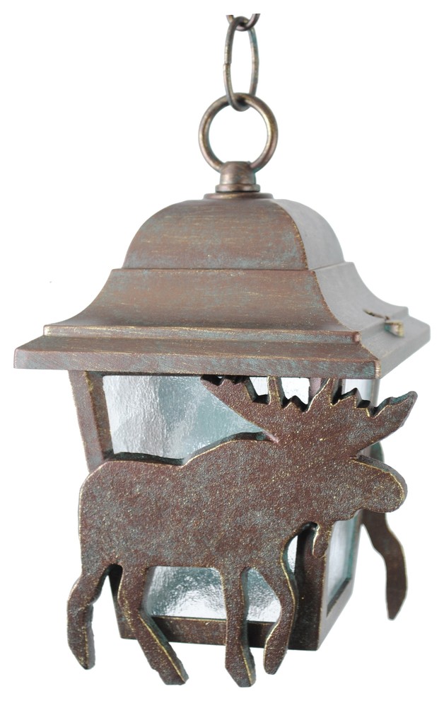 Americana Moose Hanging, Old Copper