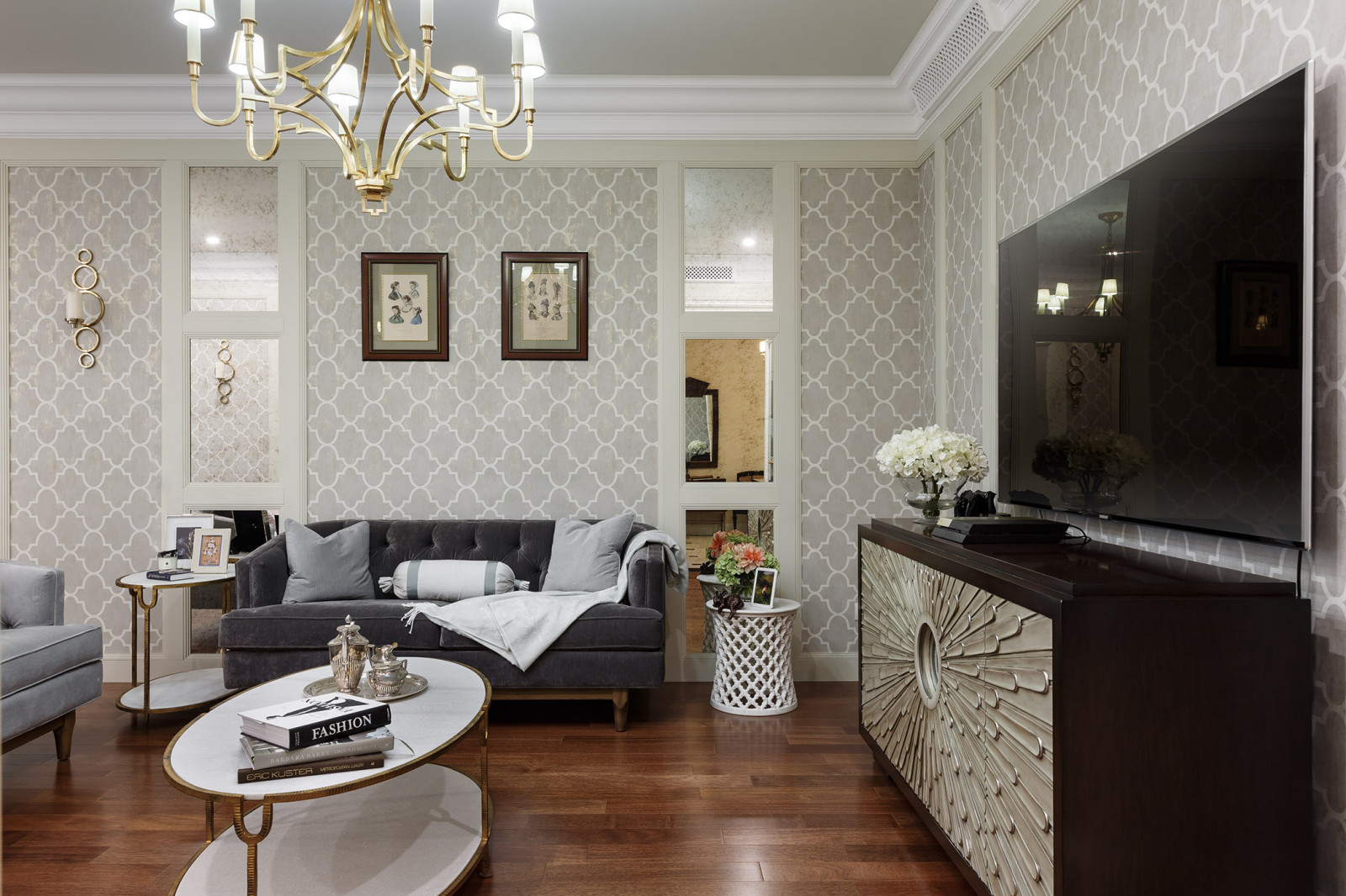 Новая Классика для молодой семьи на Набережной Фонтанки 280 м2