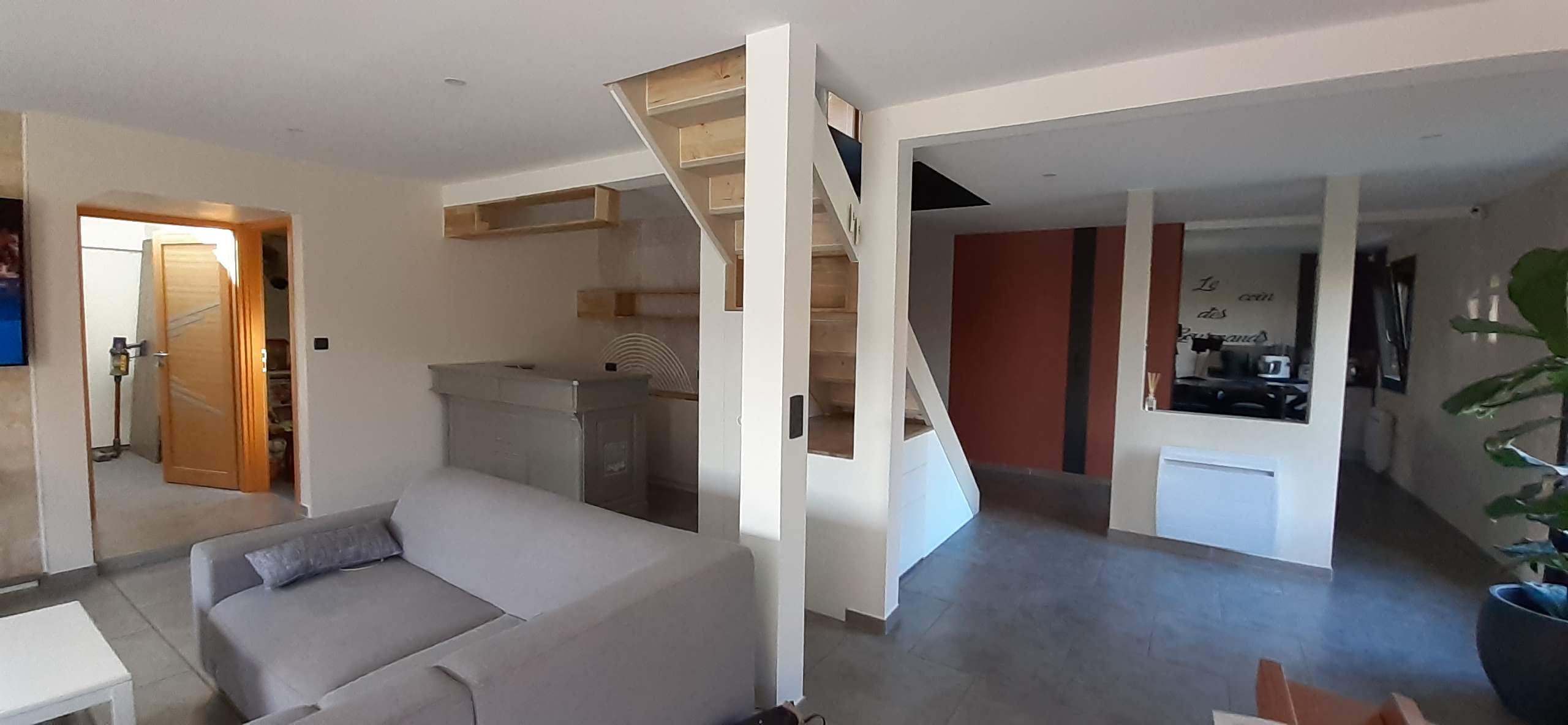 Aménagement et décoration du rdc d'une maison individuelle ossature bois