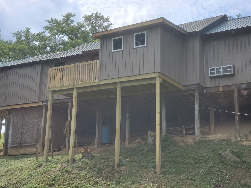 Deck, addition and siding