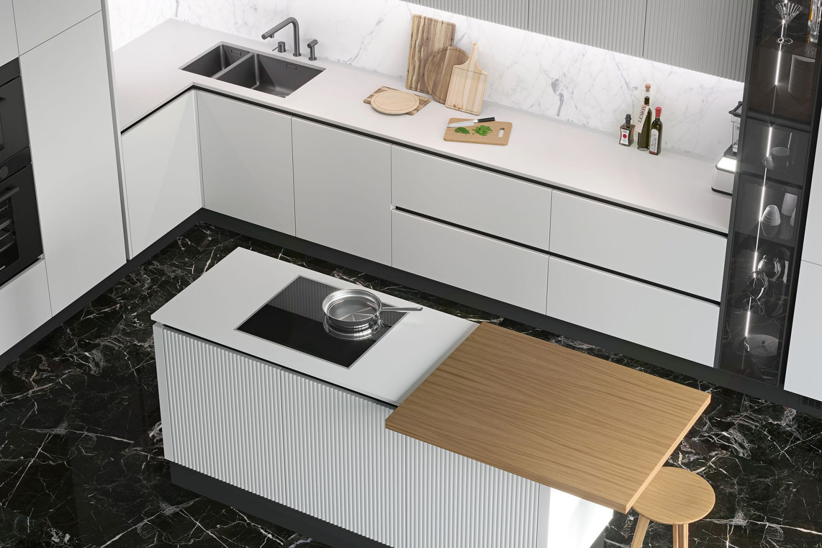 Кухня Модо Бьянко