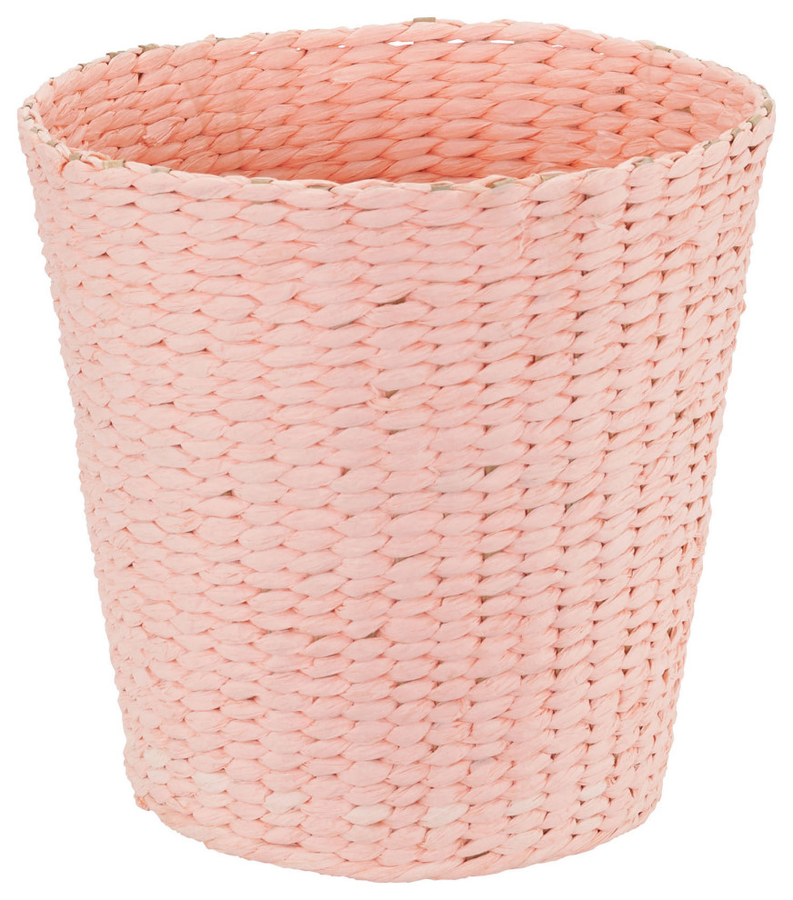 Wicker Waste Basket Contemporary Wastebaskets by Household