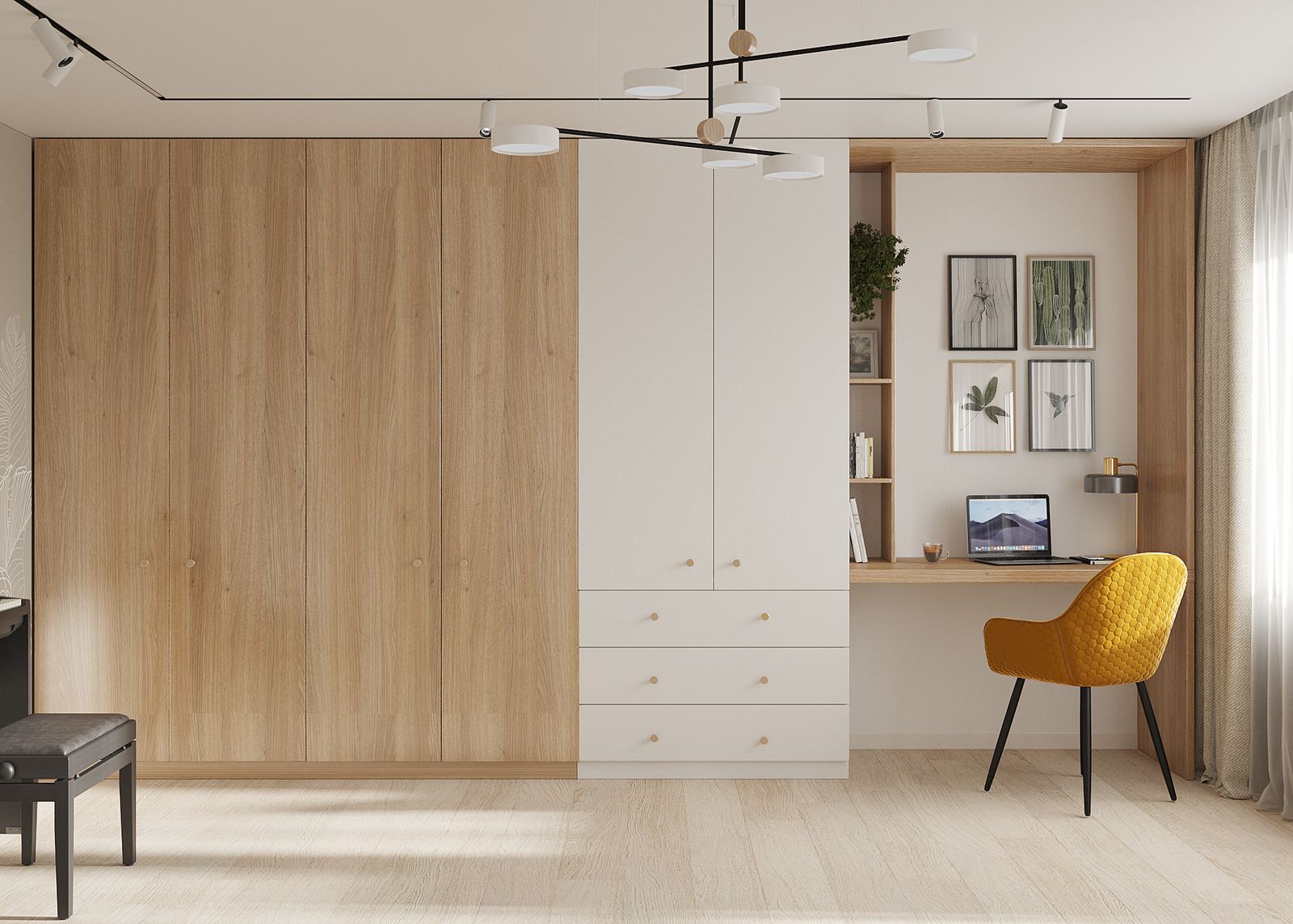 Гостиная в скандинавском стиле