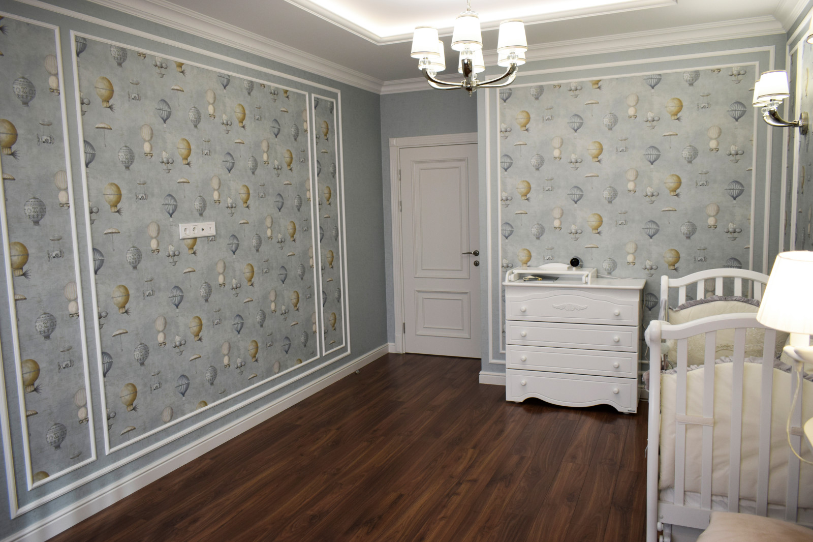 Реализованный проект детской комнаты в квартире площадью 120кв.м