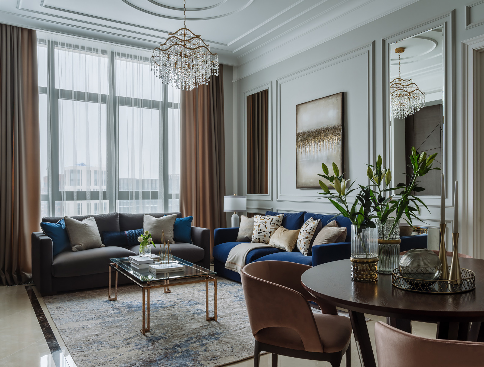 Стилизация квартиры в ЖК Барин Хаус