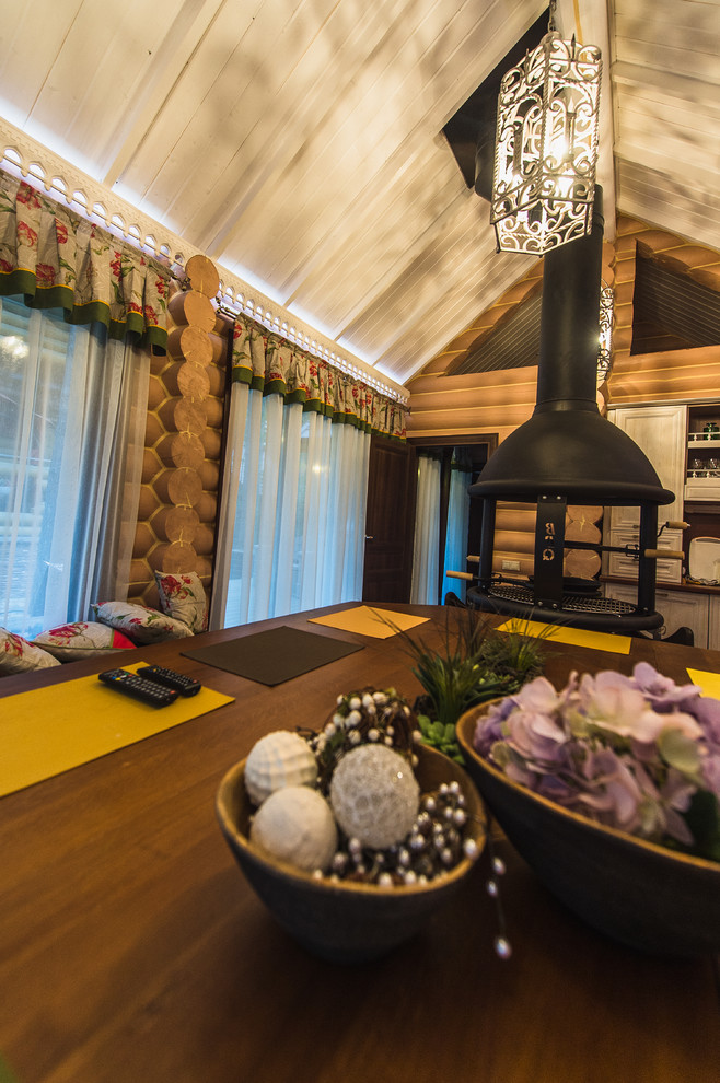 Нouse in a pine forest