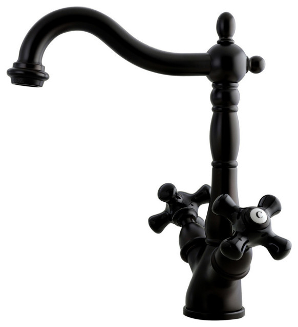 Kingston Brass 2-Handle Vessel Sink Faucet, Oil Rubbed Bronze