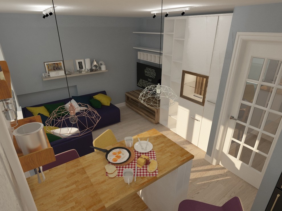 Квартира студия с отдельной спальней!