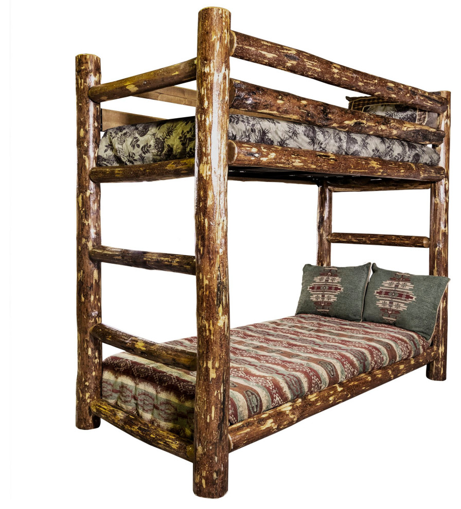 Glacier Country Collection Twin Over Twin Bunk Bed