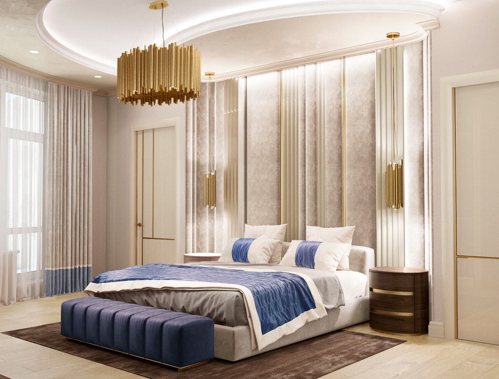 Роскошь в стилистическом разнообразии - спальня