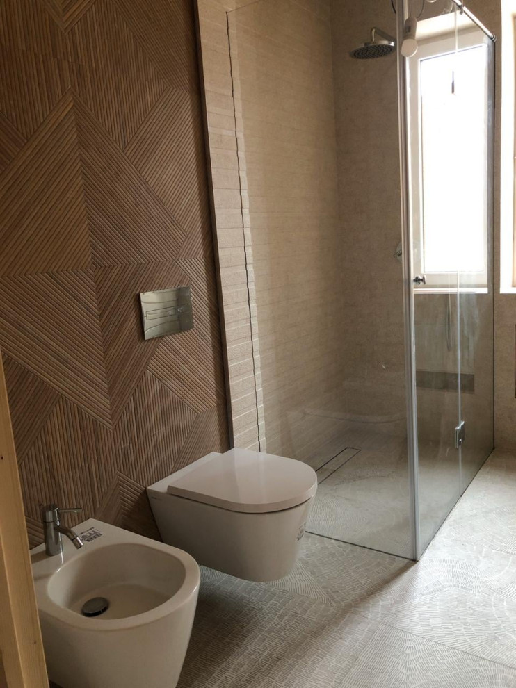 Стеклянная перегородка в душевую