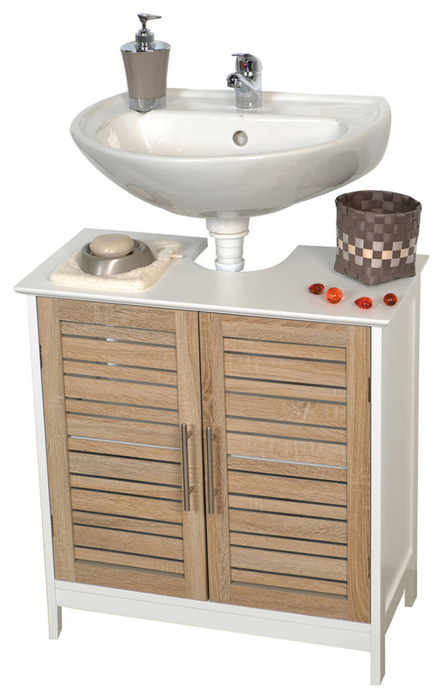 Freestanding Non Pedestal Under Sink Vanity Cabinet Bath Storage