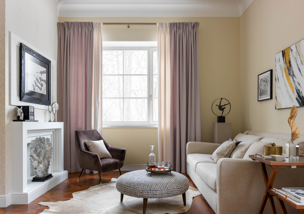 Двухэтажный коттедж в черте Москвы: рабочий кабинет