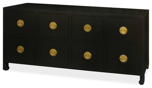 Elmwood 8 Drawer Ming File Cabinet Asian Buffets And