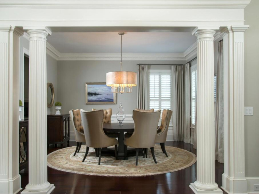 Design ideas for a classic dining room in Charleston.