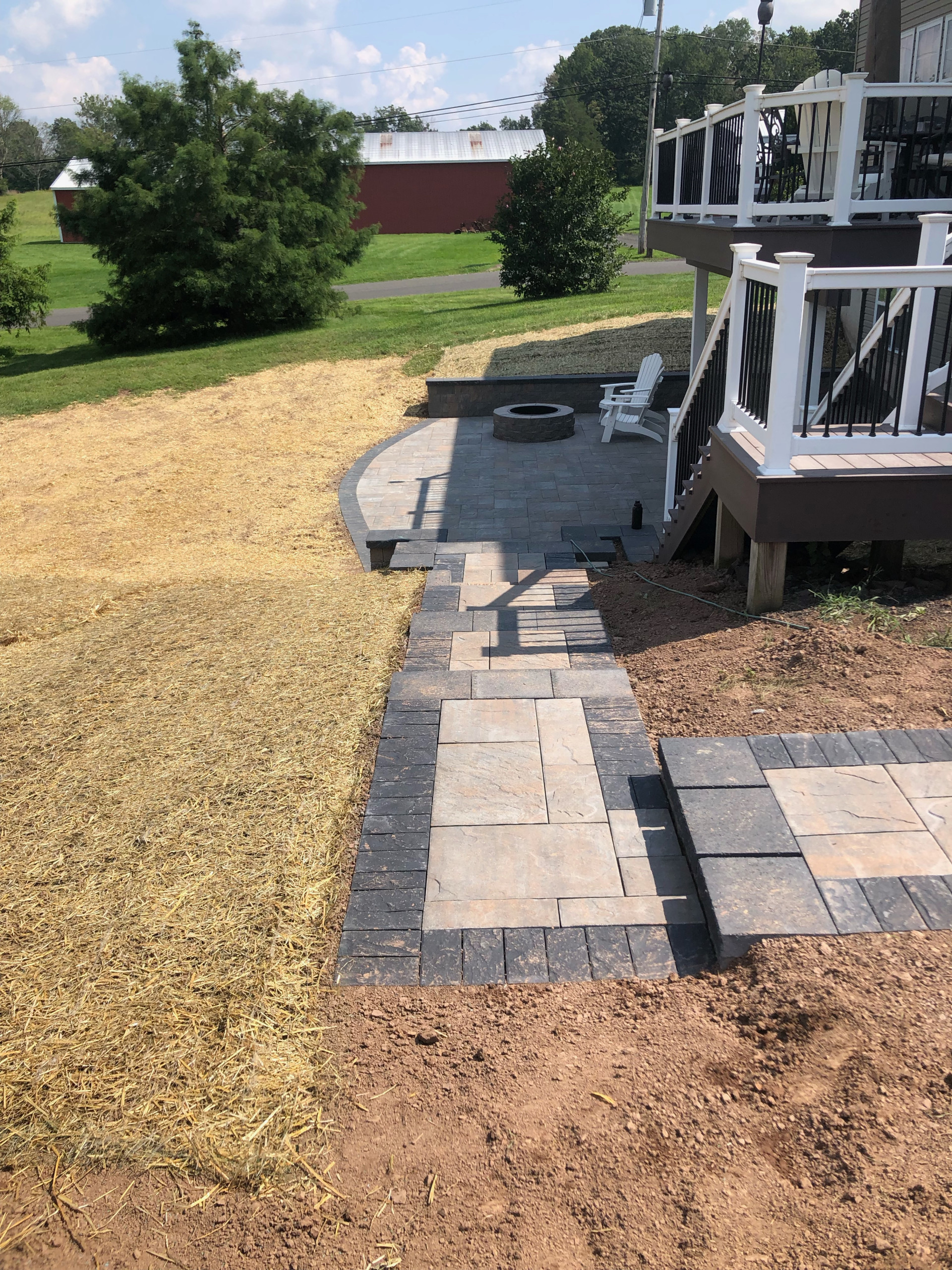 Patio/Steps/Firepit/SittingWall