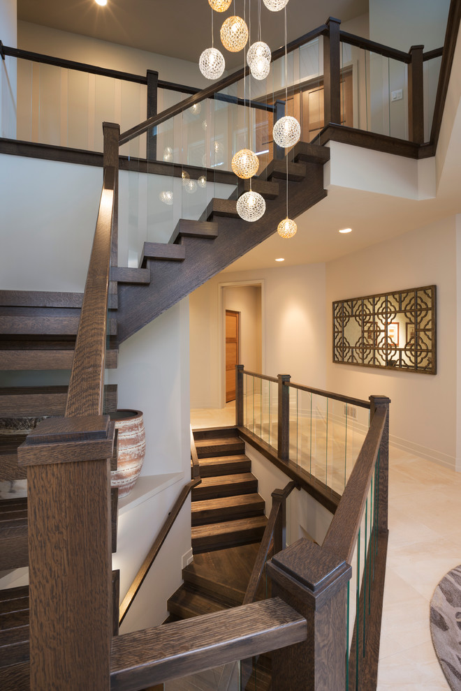 Design ideas for a contemporary staircase in Minneapolis.