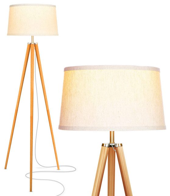Brightech Emma Led Tripod Floor Lamp, Traditional Style Floor Lamps