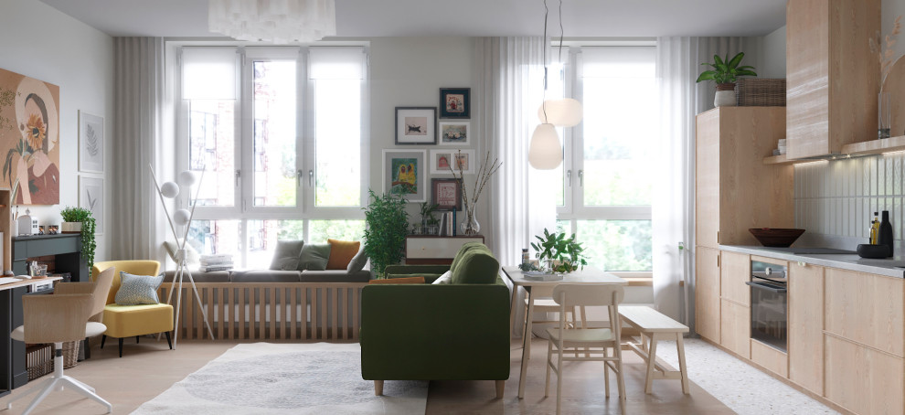 Дизайн апартаментов в ЖК Невский 36,9 кв.м