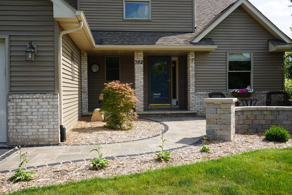 Front Entry Patio Beloit WI Traditional Patio Other by Terra