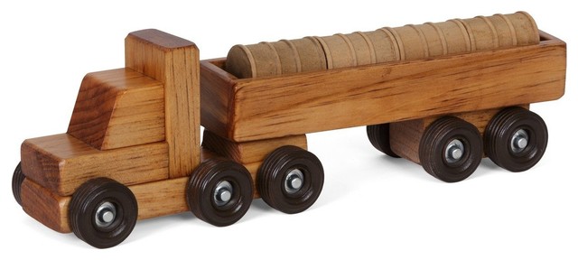 small wooden truck