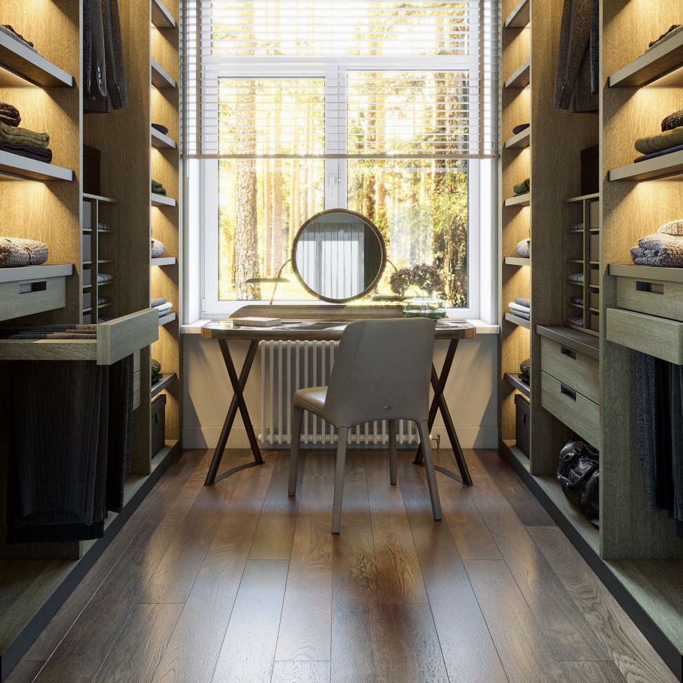 Дизайн интерьера гардеробной