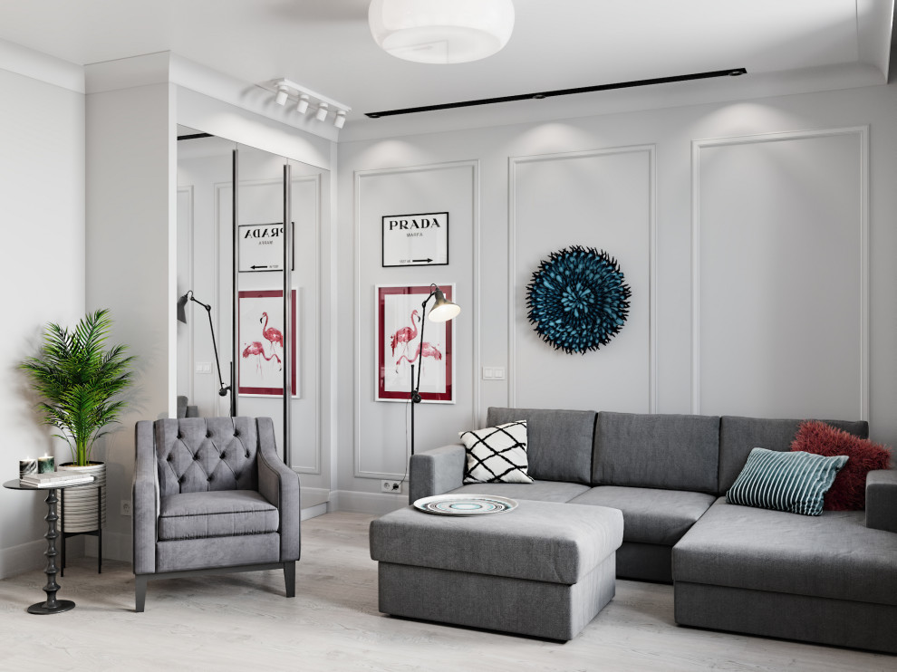 Контрастный белый