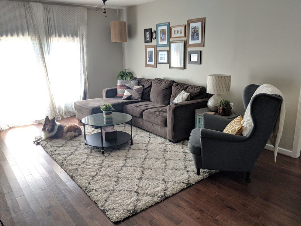 small awkward living room layout with fireplace