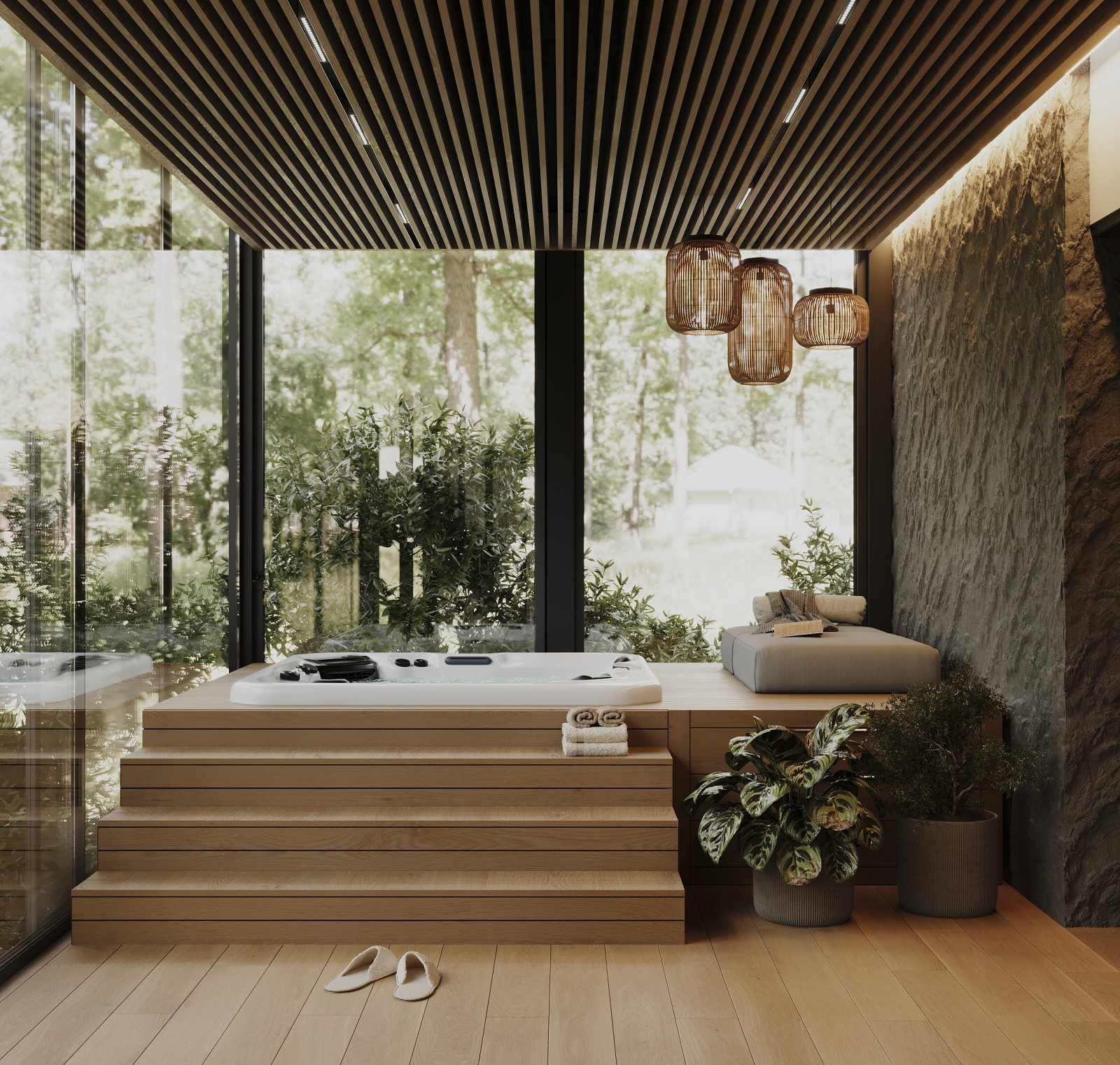 Дизайн интерьера дома в кп Урман— 174 м²