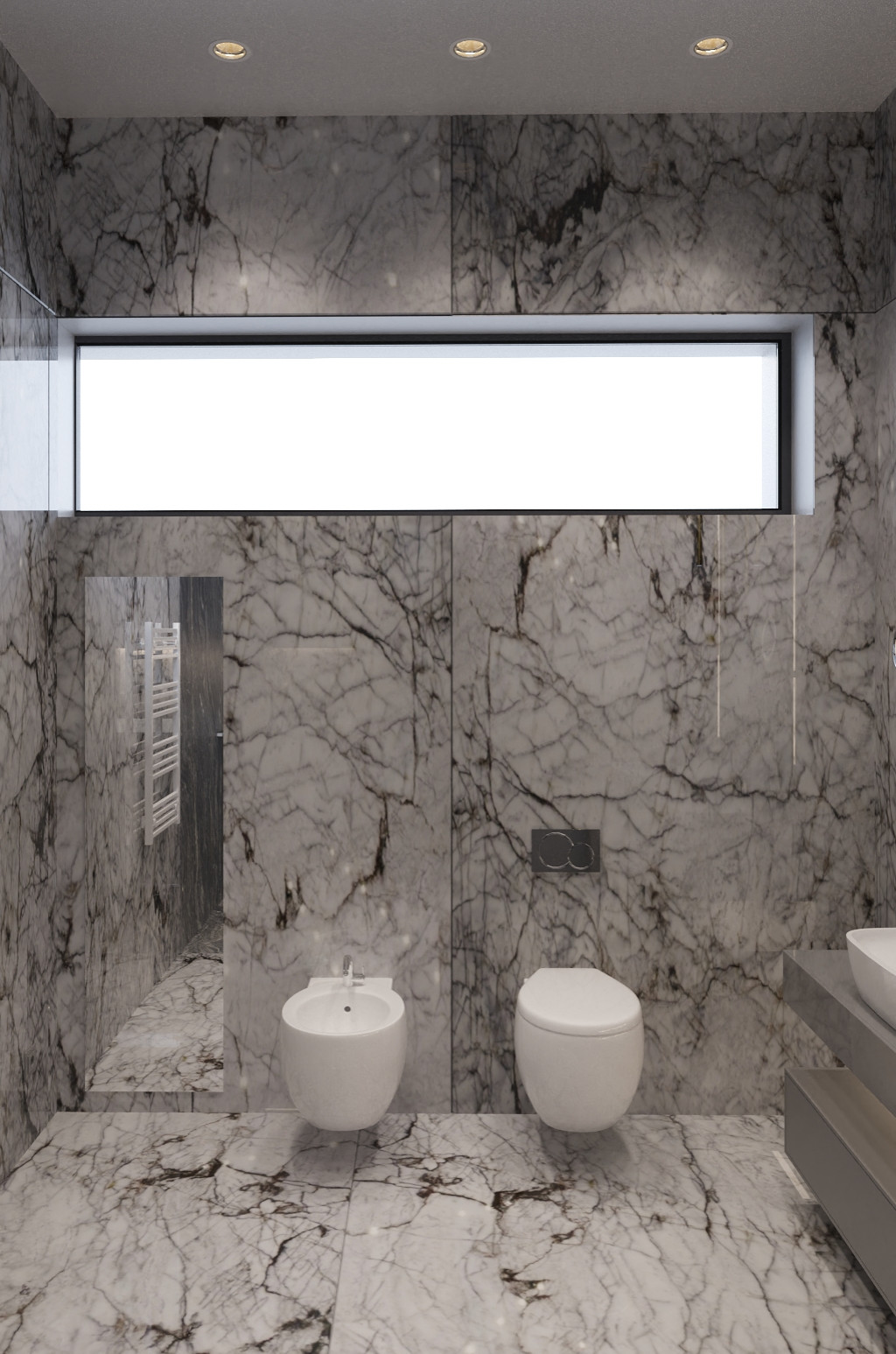 Интерьер двухэтажного загородного дома