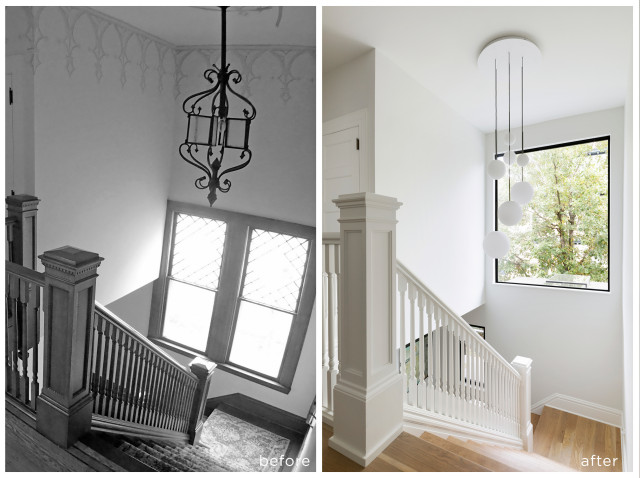 Lowry Hill Conversion transitional-staircase