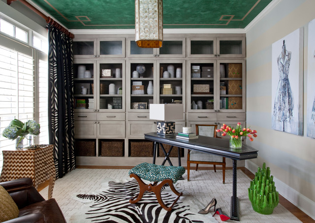 Atlanta Chic Home Office Transitional Home Office