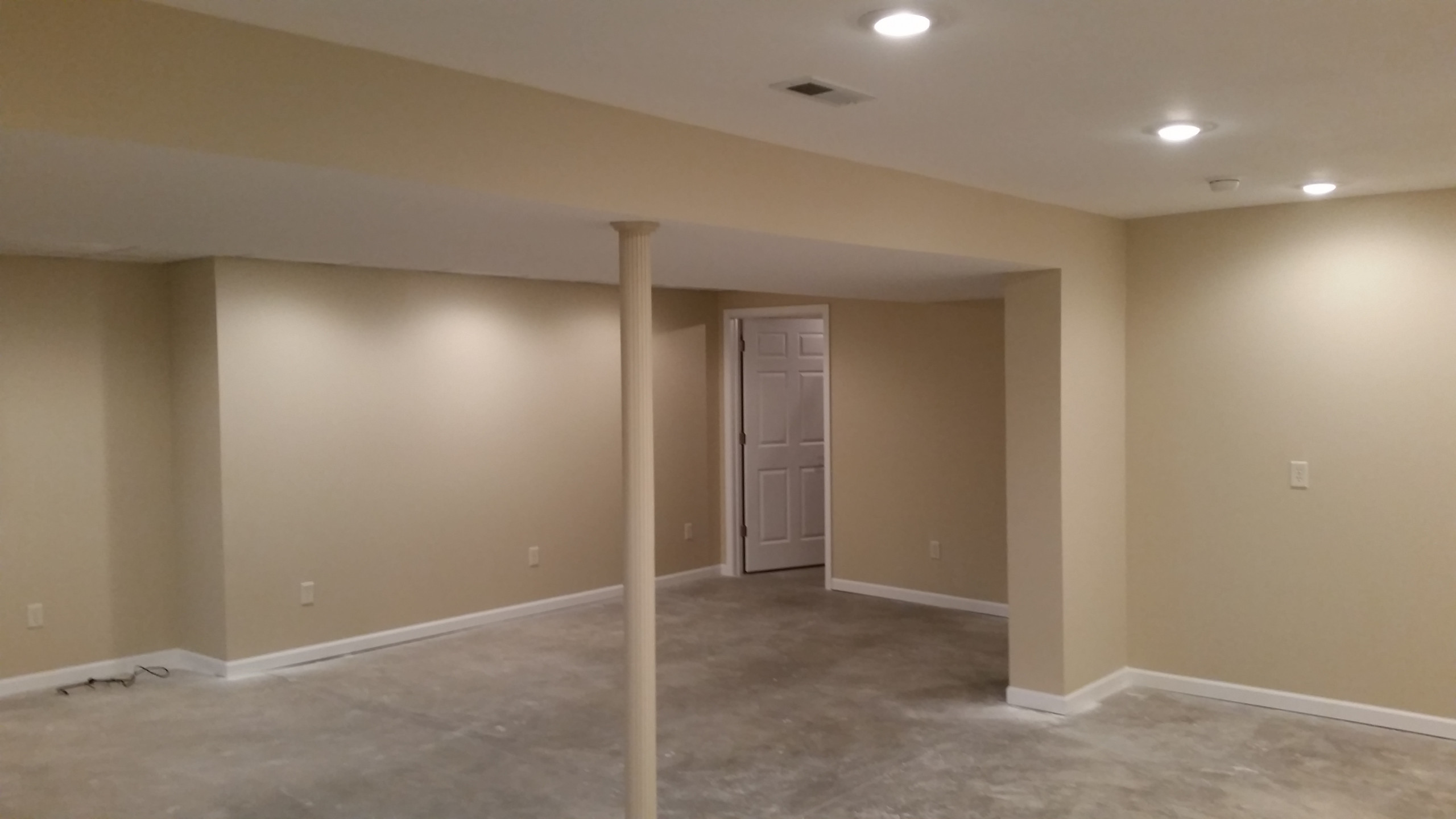 Basement Family space and bathroom