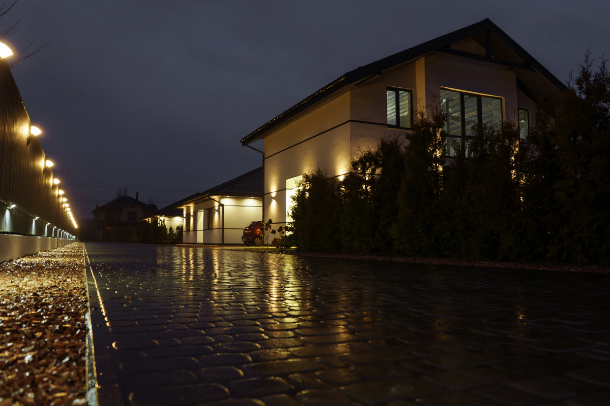 Build project. Cottege complex