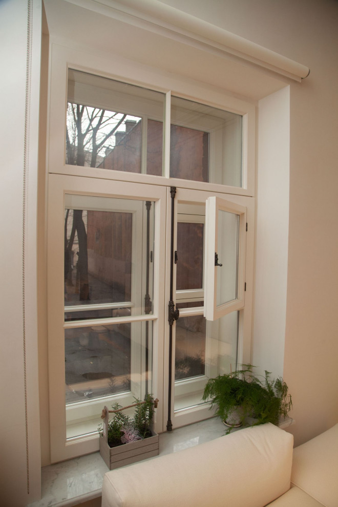 Квартира с историческими окнами и двери