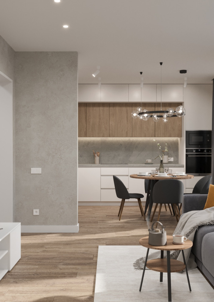 Design project of a one bedroom apartment