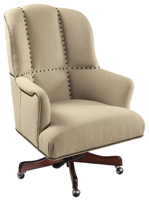 Larkin Oat Executive Swivel Tilt Chair - Transitional - Office Chairs
