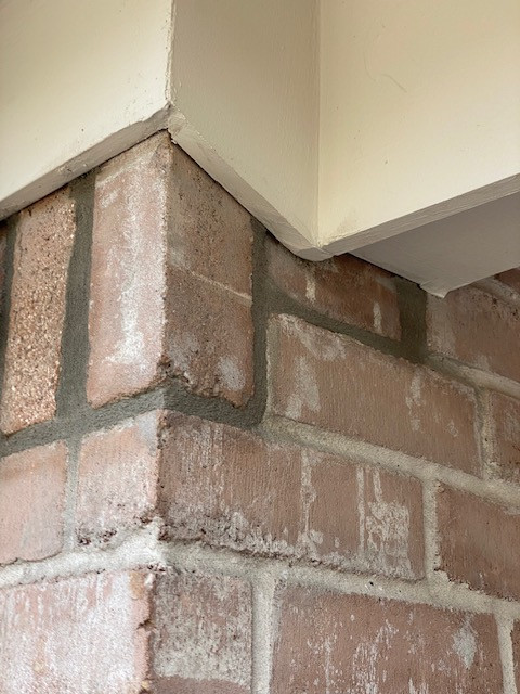 Dislodged Bricks Restored